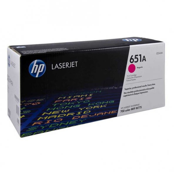 Hp 651A-CE343A Kırmızı Toner ürün görseli 1