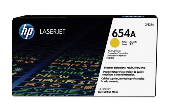 Hp 654A-CF332A Sarı Toner ürün görseli 1