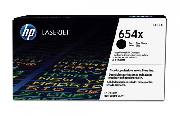 Hp 654X-CF330X Siyah Toner ürün görseli 1