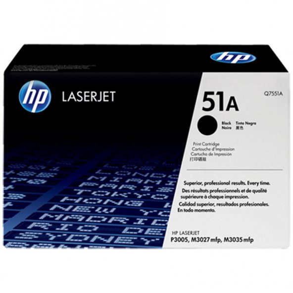 Hp 51A-Q7551A Toner ürün görseli 1