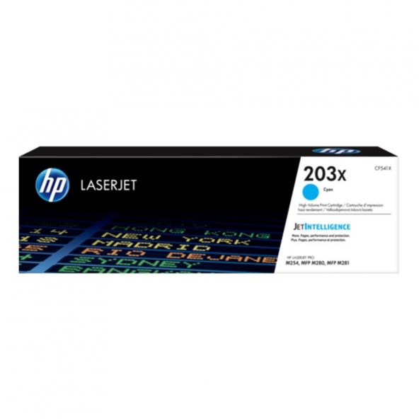 Hp 203X-CF541X Mavi Toner ürün görseli 1