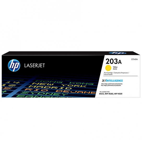Hp 203A-CF542A Sarı Toner ürün görseli 1