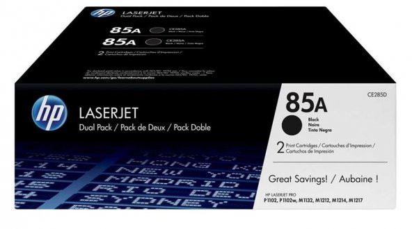 Hp 85A-CE285AD Toner 2li Paket ürün görseli 1