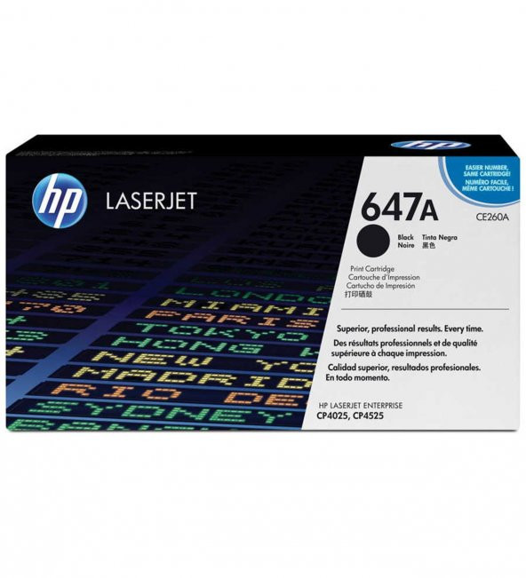 Hp 647A-CE260A Siyah Toner ürün görseli 1