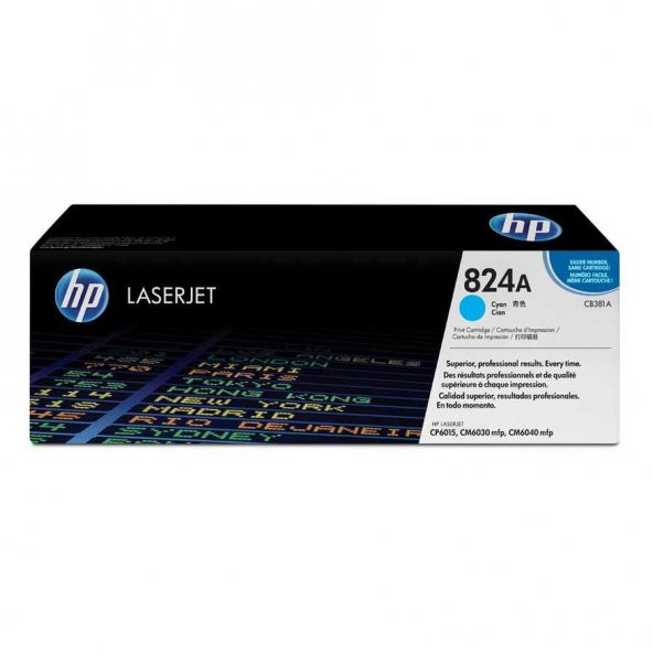 Hp 824A-CB381A Mavi Toner ürün görseli 1