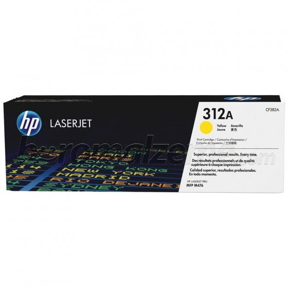 Hp 312A-CF382A Sarı Toner ürün görseli 1
