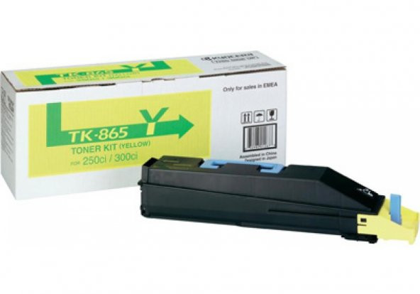 Kyocera Mita TK-865 Sarı Fotokopi Toneri ürün görseli 1