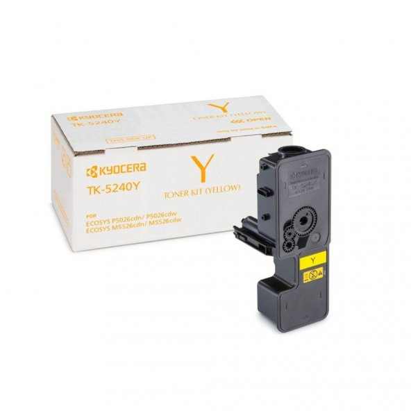 Kyocera Mita TK-5240 Sarı Toner ürün görseli 1