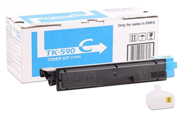 Kyocera Mita TK-590 Mavi Toner ürün görseli 1