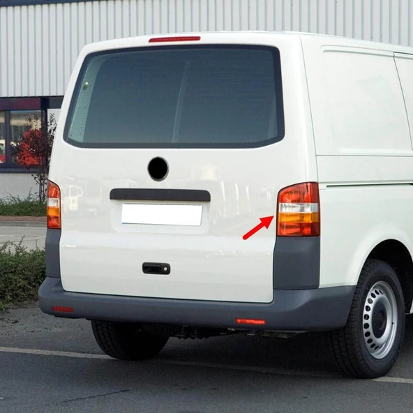 VW Transporter T5 2004-2010 Sağ Arka Stop Fren Lambası Sarı 7H0945096F ürün görseli 1
