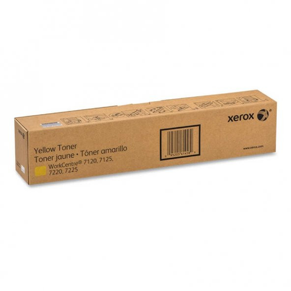 Xerox Workcentre 7120-006R01462 Sarı Fotokopi Toner ürün görseli 1