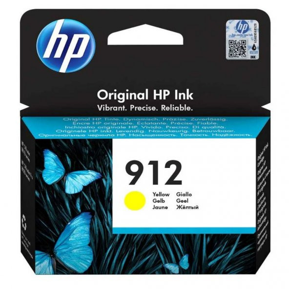 Hp 912-3YL79AE Sarı Kartuş ürün görseli 1