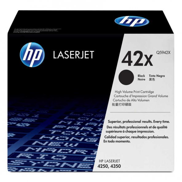 Hp 42X-Q5942X Toner Yüksek Kapasiteli ürün görseli 1