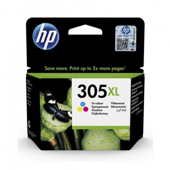 Hp 305XL-3YM63AE Renkli Kartuş Yüksek Kapasiteli ürün görseli 1