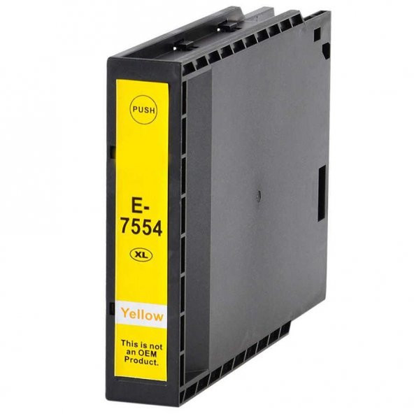 Epson T7554- Sarı Muadil Kartuş Yüksek Kapasiteli ürün görseli 1