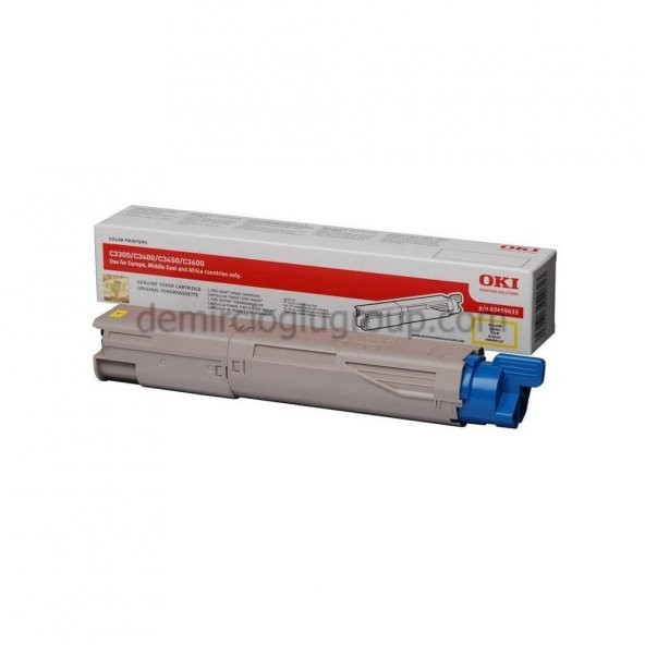 Oki C3300-43459441 Sarı Toner ürün görseli 1