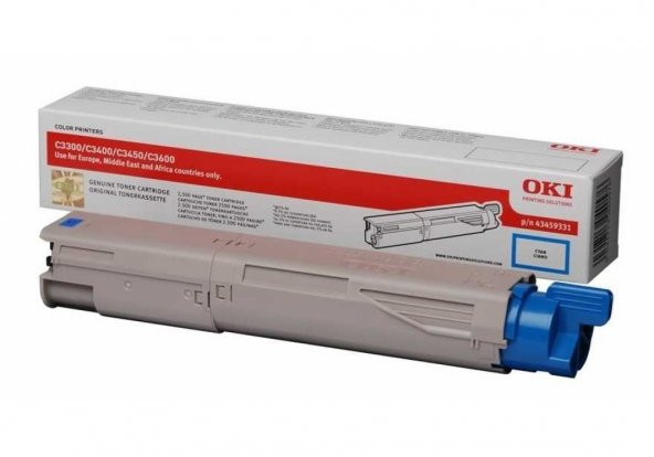 Oki C3300-43459347 Mavi Toner Yüksek Kapasiteli ürün görseli 1