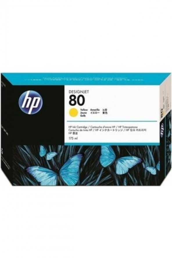 Hp 80-C4873A Sarı Kartuş ürün görseli 1