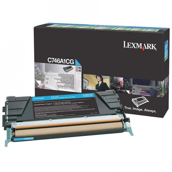 Lexmark C746-C746A1CG Mavi Toner ürün görseli 1