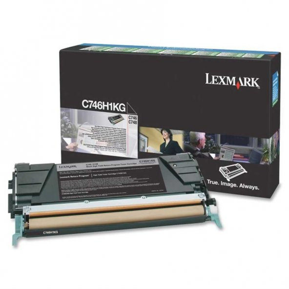 Lexmark C746-C746H1KG Siyah Toner ürün görseli 1