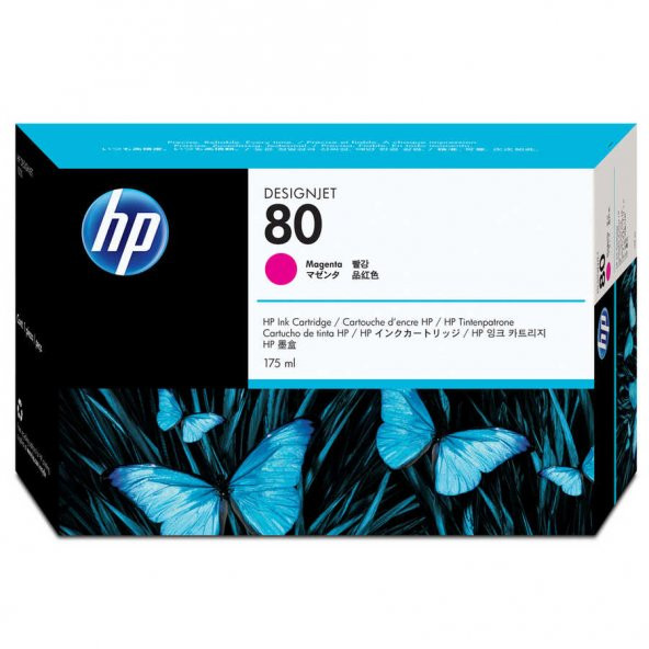 Hp 80-C4874A Kırmızı Kartuş ürün görseli 1
