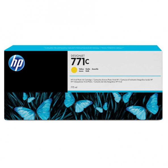 Hp 771c-B6Y10A Sarı Kartuş ürün görseli 1