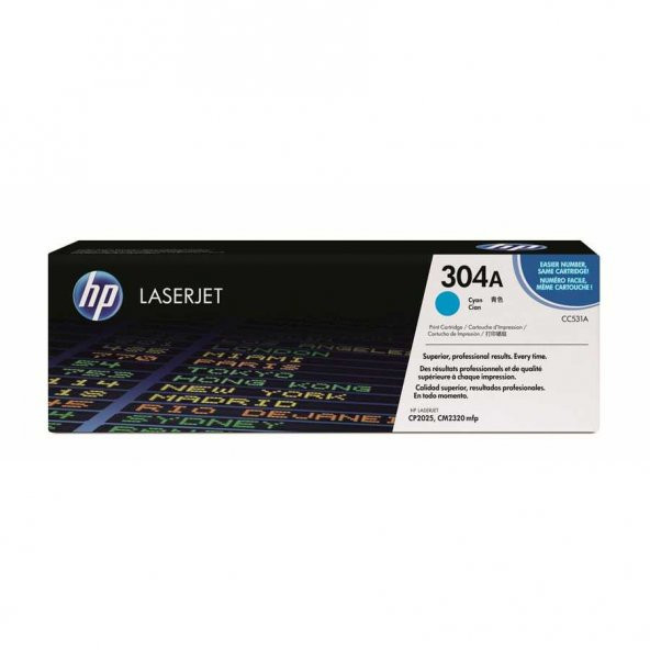 Hp 304A-CC531AC Mavi Toner ürün görseli 1