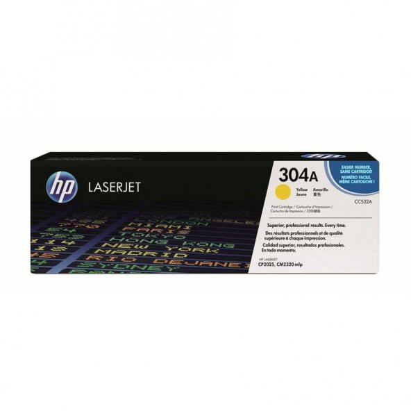 Hp 304A-CC532AC Sarı Toner ürün görseli 1