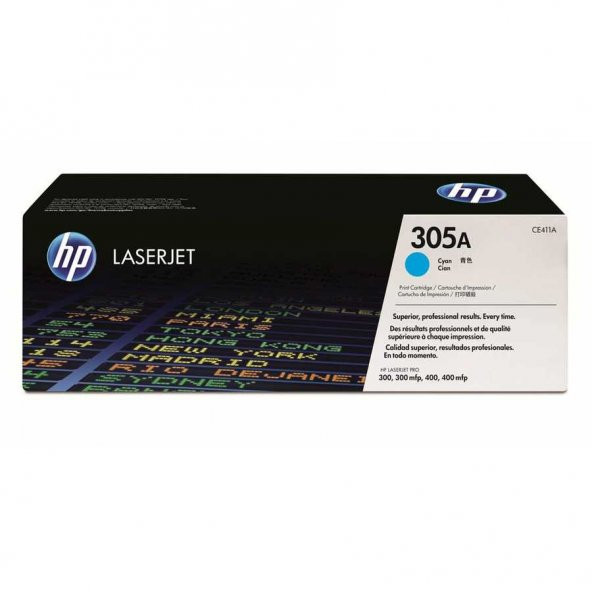 Hp 305A-CE411AC Mavi Toner ürün görseli 1