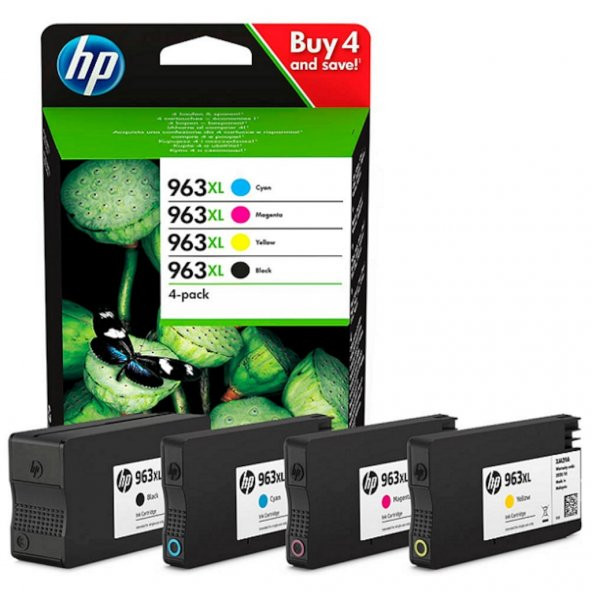 Hp 963XL 4 Renk Kartuş Seti ürün görseli 1