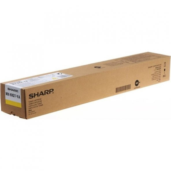 Sharp MX-61GTYA Yellow Sarı Fotokopi Toneri MX-2630-2651-3050-3550-3070 24.000 Sayfa ürün görseli 1