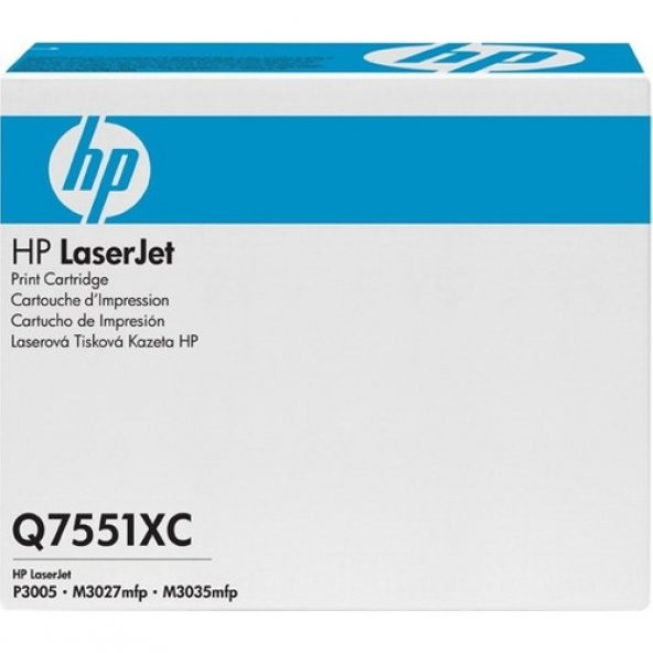 Hp Q7551Xc 51Xc Siyah Toner ürün görseli 1