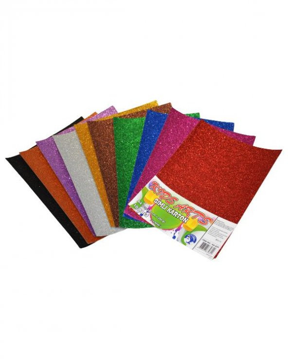 Kids Arts Simli Karton A4 10lu - Resim 2