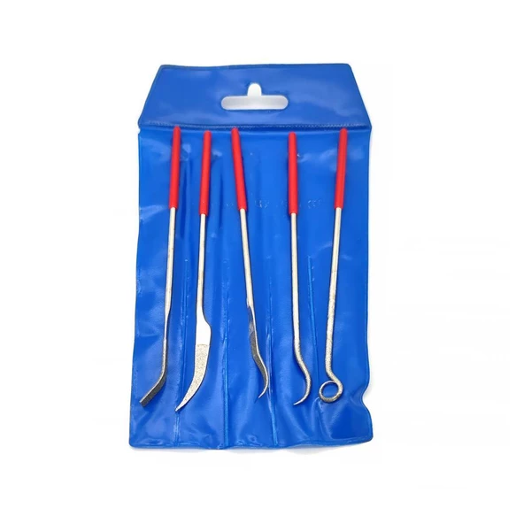 PLD Eğri Başlı Elmas Eğe Takımı 5 Parça 140mm - Resim 3