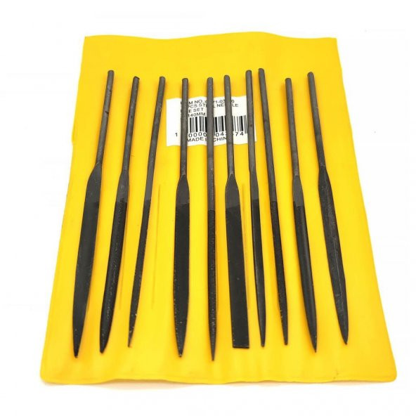 PLD Saatçi Eğe Takımı 10 Parça 140mm - Resim 3