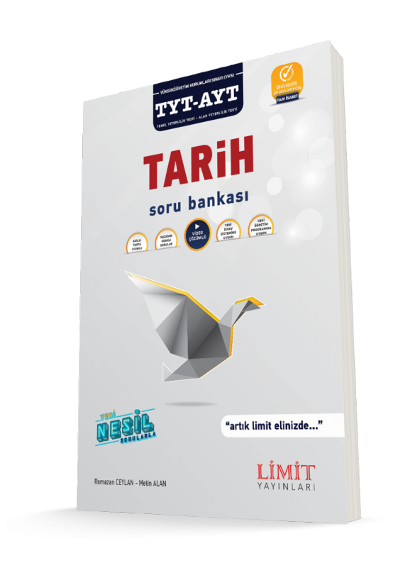 TYT AYT Tarih Soru Bankası Limit Yayınları ürün görseli 1
