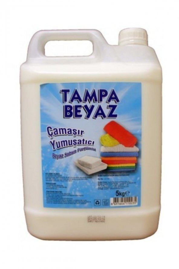 TAMPA Beyaz Çamaşır Yumuşatıcı Sabun Parfümlü 5 Lt ürün görseli 1