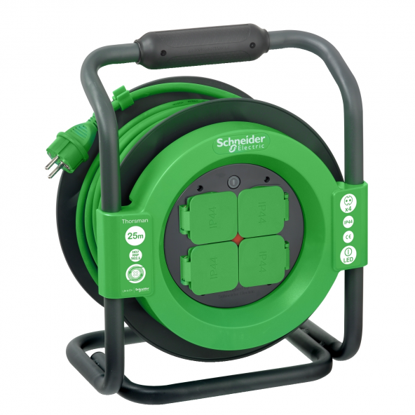 Schneider Kablo Makarası Pro'' IP44'' IK08'' HO7RNF 3G2.5 25mt kablo ürün görseli 1