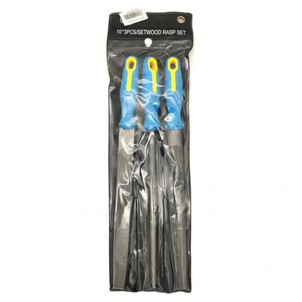 PLD Saplı Eğe Takımı 3 Parça 250mm 10" - Resim 4