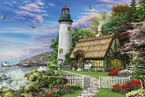 KS Puzzle 200 Parça The Old Sea - Resim 2