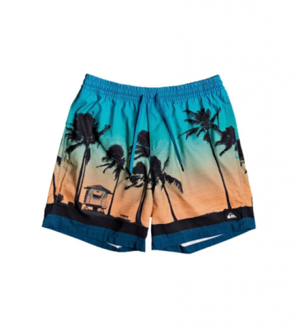Quiksilver Pardise Volley Mavi Erkek Deniz Şortu ürün görseli 1