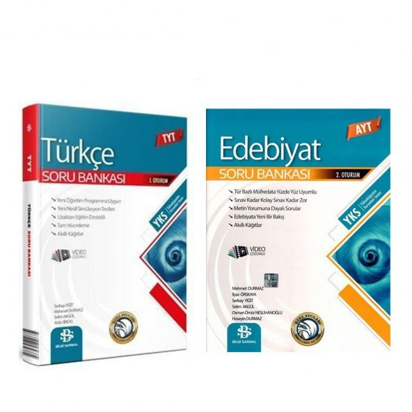 Bilgi Sarmal TYT Türkçe ve AYT Edebiyat Soru Bankası Seti 2 Kitap ürün görseli 1