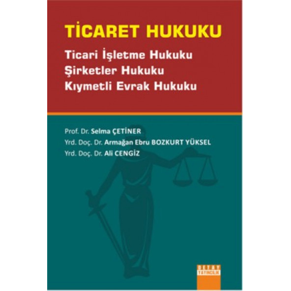 Ticaret Hukuku Selma Çetiner ürün görseli 1