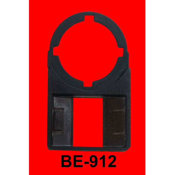Buton Etiket Taşıyıcı Çap 22 mm 60 Adet 18 x 26 mm BE-912 Siyah ürün görseli 1