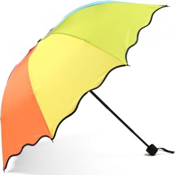 Almera Konsept Gökkuşağı Renkli Kadın Şemsiye - Rainbow ürün görseli 1