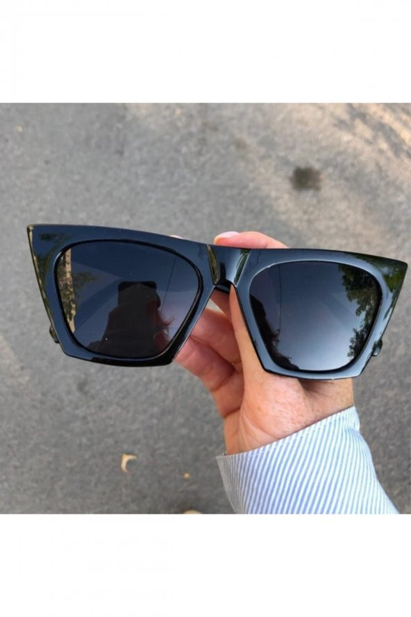 Klasik Siyah Cat Eye Güneş Gözlüğü ürün görseli 1