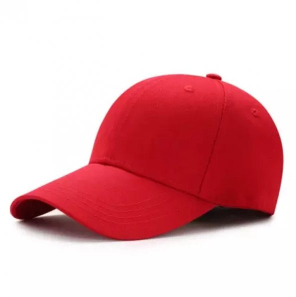 Pembe Basic Unisex  Spor Düz  Şapka Kep - Resim 9