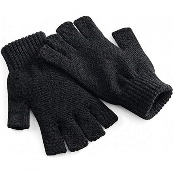 Suve Triko  Siyah Kesik Eldiven Kaliteli Unisex ürün görseli 1