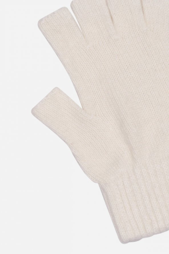 Antrasit Unisex Triko Kesik Eldiven - Resim 6