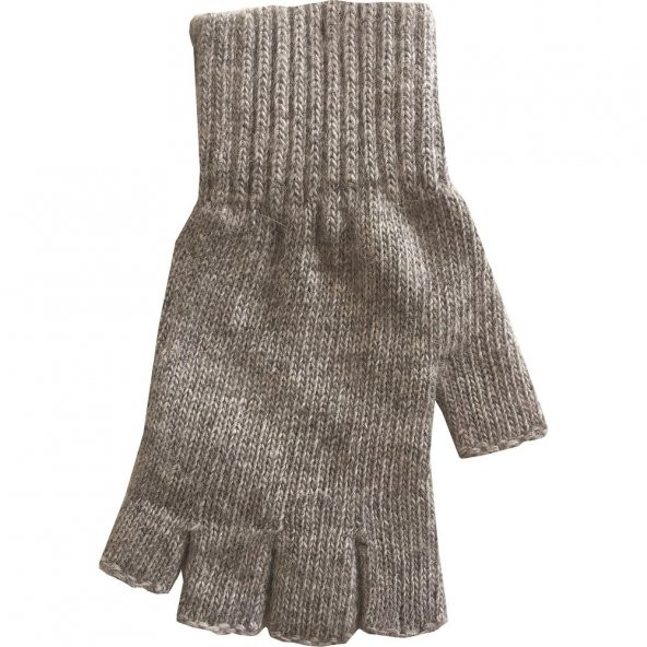 Antrasit Unisex Triko Kesik Eldiven - Resim 8